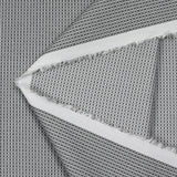 Gray fantasy jacquard polycotton poplin