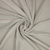 Maille résille tressée polyester gris argenté