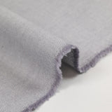 Coton tissé teint gris