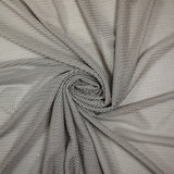 Gray polyester braided fishnet mesh