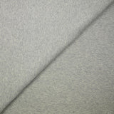 Heavy heather gray tubular ribbed jersey