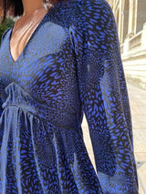 Vestido de calista de patrón de alta costura