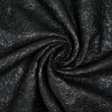 Jacquard soie et polyester rose en tourbillon noir