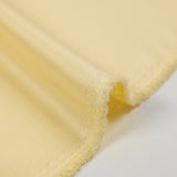 Satin duchesse polyester jaune beurre
