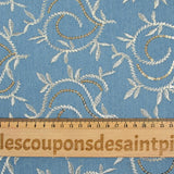 Jean's Amanda brodé bleu clair