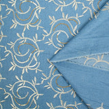 Jean's Amanda brodé bleu clair
