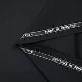 Tissu tailleur 100% laine sergé noir