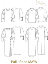 Maya-dressing dressing pattern