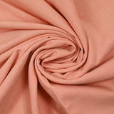 Voile de coton tissé-teint Abbie rayure blanche et orange