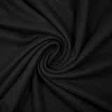 Polo de punto de algodón negro azabache