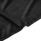 Jersey de velours tout doux noir