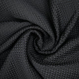 Jacquard gaufré géométrie noir