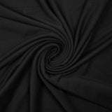 Polo de punto fino de algodón negro cuervo