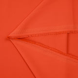 Sergé de polyester uni orange