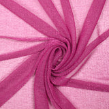 Maille fine lurex rose