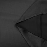 Satin de polyester fluide noir