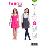 Patron Burda kids n°9198 : Robe