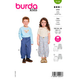 Patron Burda kids n°9199 : Pantalon