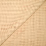 Voile tissé teint quadrillage chair