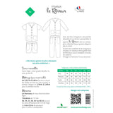 Patron de couture Pyjama le Rêveur