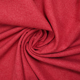 Toile polyester toucher velours rouge cramoisi