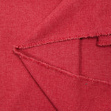 Toile polyester toucher velours rouge cramoisi