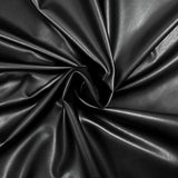 Simili cuir fin envers velours noir