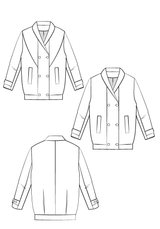 Patron de couture manteau CLIFF
