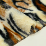 Fausse fourrure tigre fond blond