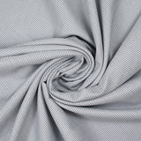 Popeline polycoton tissée-teinte géométrique gris