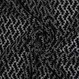 Maille dentelle brodée nuage noir