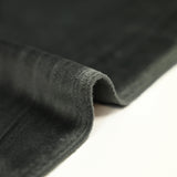 Dark gray soft velvet jersey