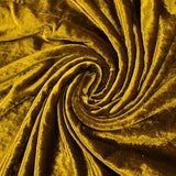 Velours de soie et viscose mordoré