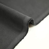 Gabardine 100% coton émerisé gris anthracite