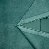 Velours polyester fines côtes jade