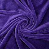 Tissu éponge bambou violet vendu au mètre