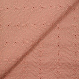 Broderie anglaise Izanagi vieux rose