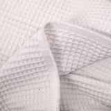 Coton 100% nid d'abeille gris perle