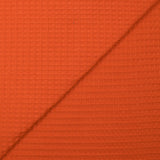 Coton 100% nid d'abeille orange