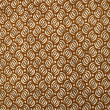 Coton batik imprimé Ghaziabad fond camel