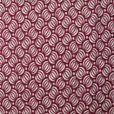 Coton batik imprimé Ghaziabad fond lie de vin