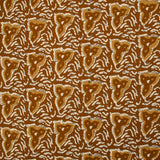 Coton batik imprimé Jodhpur fond camel