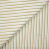 Coton fin tissé-teint rayé beige tilleul