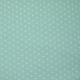 Coton imprimé étoile 1cm aqua