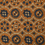 Coton indien imprimé Hyderabad fond camel