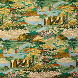 Coton liberty ® Coastal Landscape vert au mètre