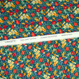 Coton liberty ® Métal rayé Florence moutarde au mètre