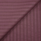 Coton lin rayé Lurex doré fond vieux rose