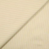 Coton tissé-teint rayé fuchsia fond sable