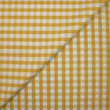 Coton Vichy 3mm moutarde